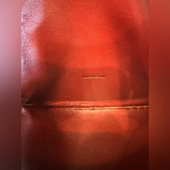 Vintage Cartier Bordeaux Leather Coin Pouch | 90s Must de Cartier Zip Wallet - Picture 9 of 9